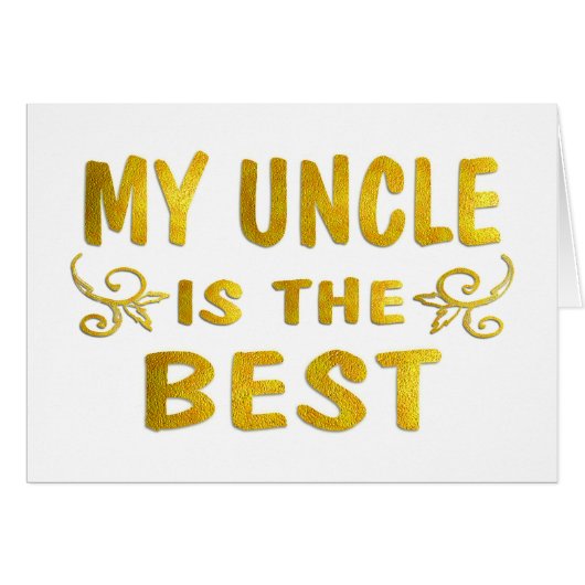 Best Uncle Cards (Front Horizontal)