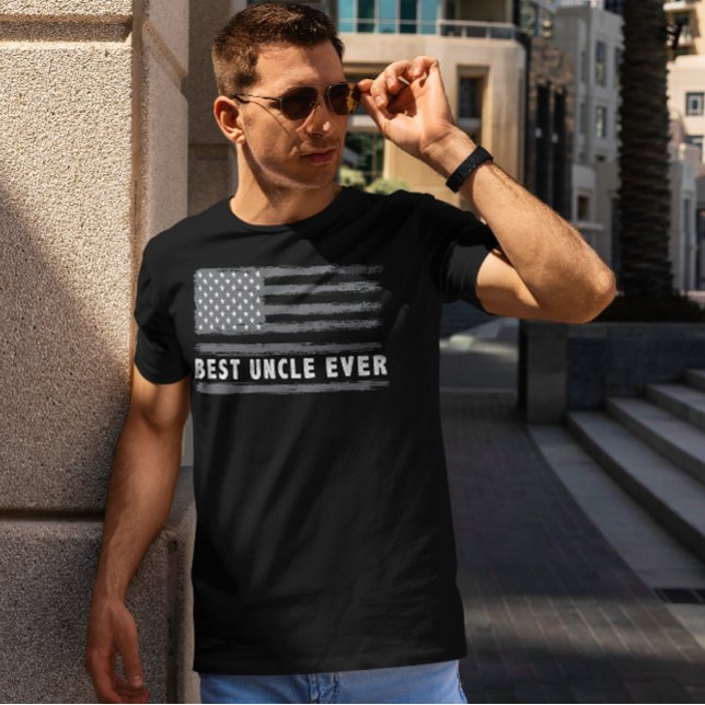 Best Uncle Ever American Flag T-Shirt (Creator Uploaded)