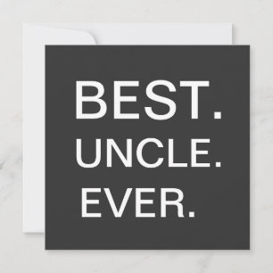 Best Uncle Ever Card