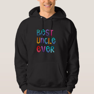 Best Uncle Ever Colorful, Papa Shirt, Dad Gift Hoodie