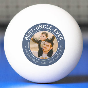 Best Uncle Ever Custom Photo Cute Ping Pong Ball
