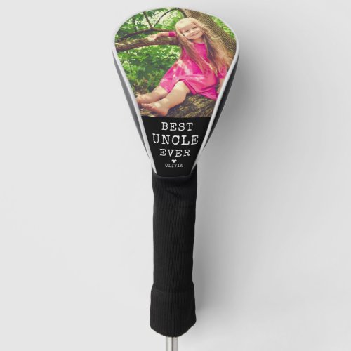 Best Uncle Ever Custom Photo Golf Head Cover