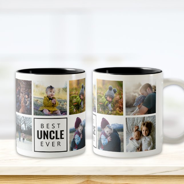 Best UNCLE Ever Custom Photo Mug