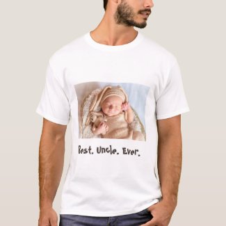 Best Uncle Ever Custom Photo T-Shirt