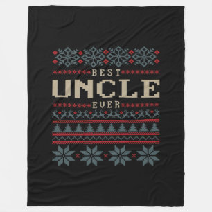 Best Uncle Ever Fleece Blanket