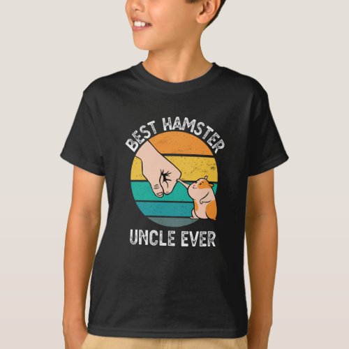 Best Uncle Ever Funny Hamster Owner Gift T_Shirt