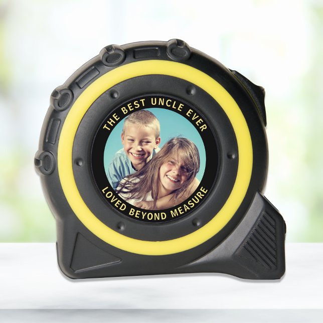 Best Uncle Ever Loved Beyond Measure Photo Tape Measure (Creator Uploaded)