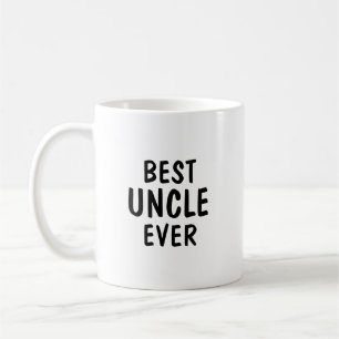 Best Uncle Ever Minimalist Typography Gift Coffee Mug