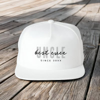 Best Uncle Ever Modern Elegant Simple Father's Day