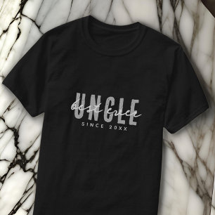 Best Uncle Ever Modern Elegant Simple Father's Day T-Shirt