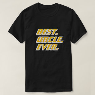 Best Uncle Ever Modern Racing T-Shirt