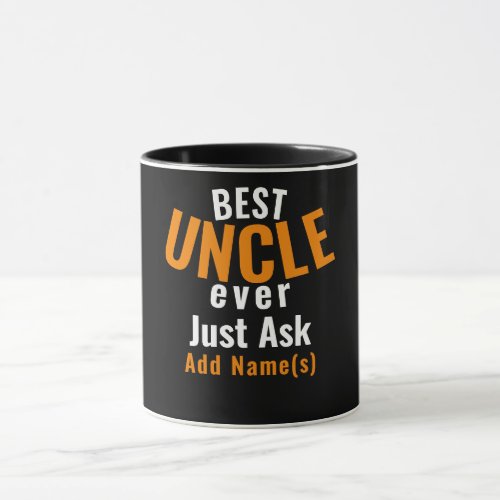 Best Uncle Ever Personalize Mug