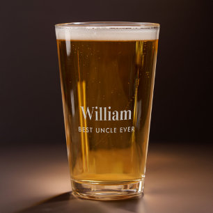 Best Uncle Ever Personalized Pint Glass