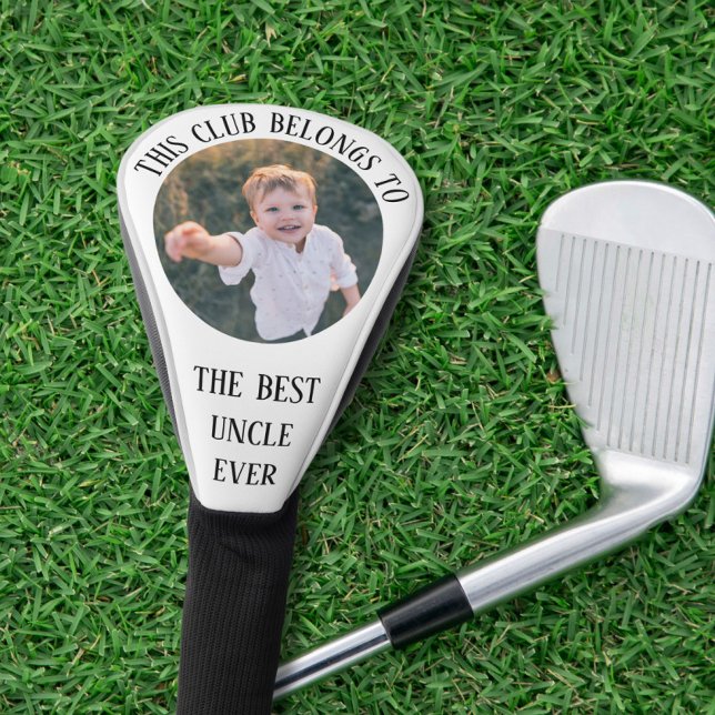 Best Uncle Ever Photo Golf Head Cover (Creator Uploaded)
