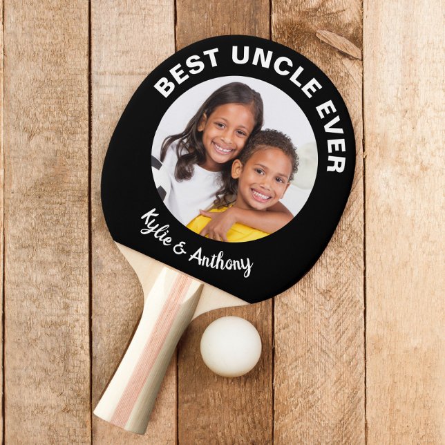 Best Uncle Ever Photo Ping Pong Paddle (Creator Uploaded)