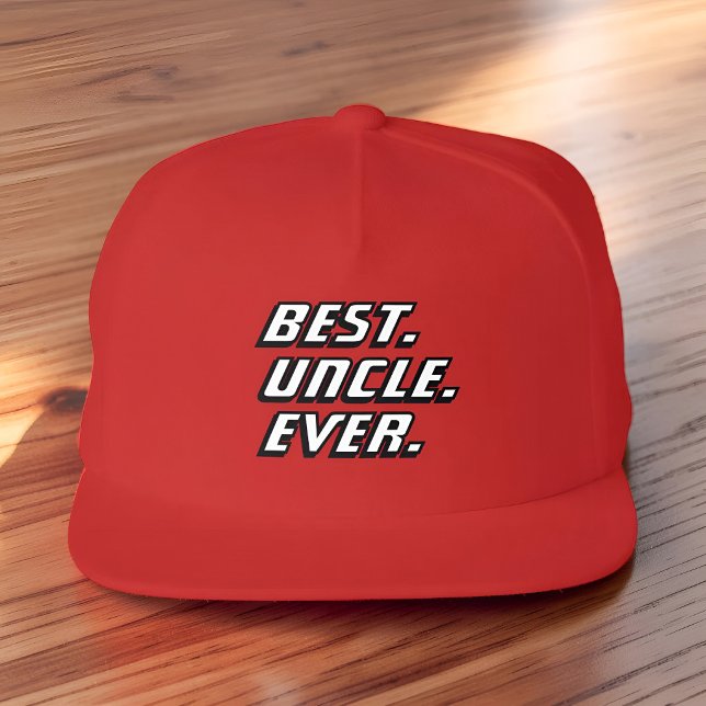 Best Uncle Ever Racing Snap Back Hat (Creator Uploaded)