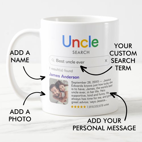 Best Uncle Ever Search Results Photo  Message Coffee Mug