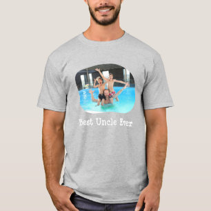 Best Uncle Ever upload your horizontal photo T-Shirt