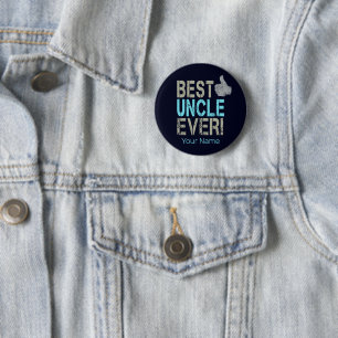Best Uncle Ever Vintage Design With Thumb Up Button