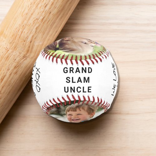 Best Uncle Photo Baseball