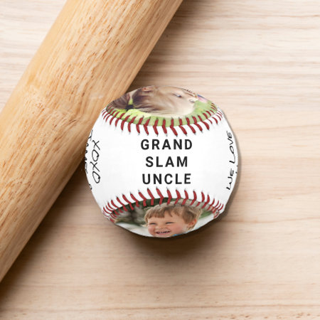 Best Uncle Photos Personalized Baseball
