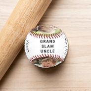 Best Uncle Photos Personalized Baseball at Zazzle