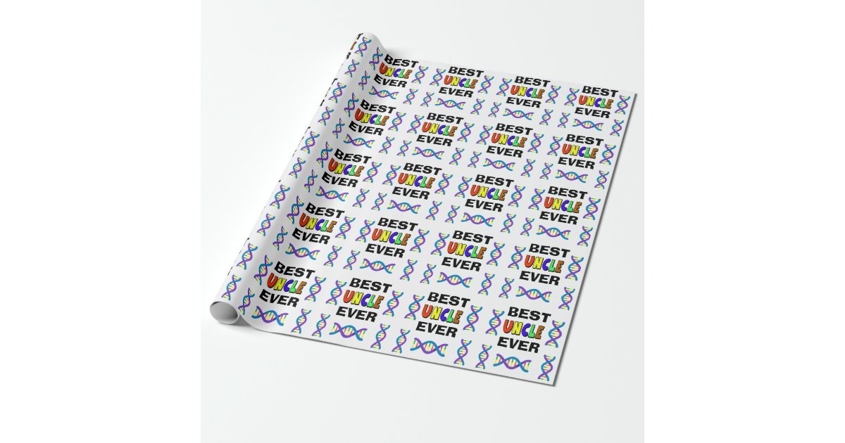 Best Uncle Wrapping Paper Zazzle