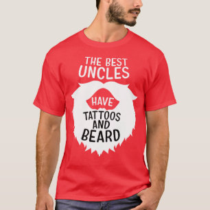 Best Uncles Beards Tattoos Hus Mens T-Shirt