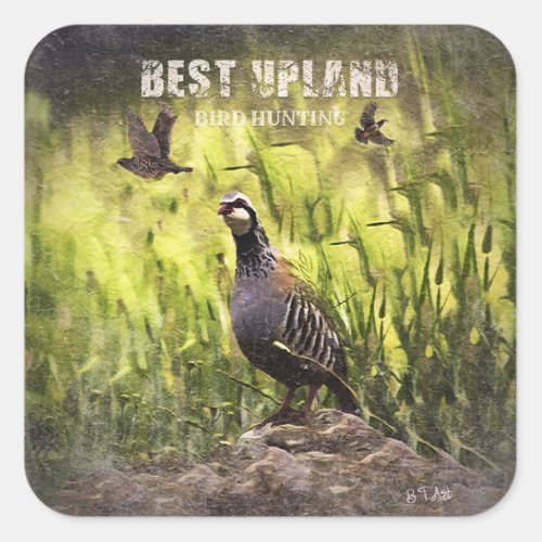 Best Upland Bird Hunting  Square Sticker