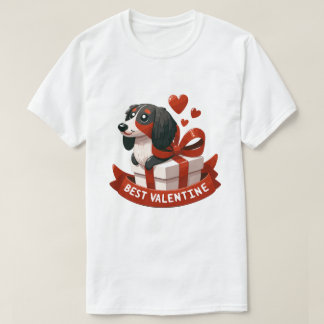 Best Valentine Dachshund - Wrapped In Love T-Shirt