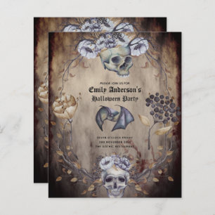 Best Value HALLOWEEN Party Invite Skulls