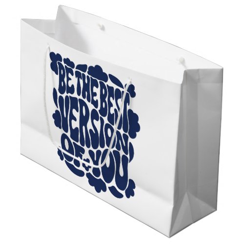 Best version of you design large gift bag