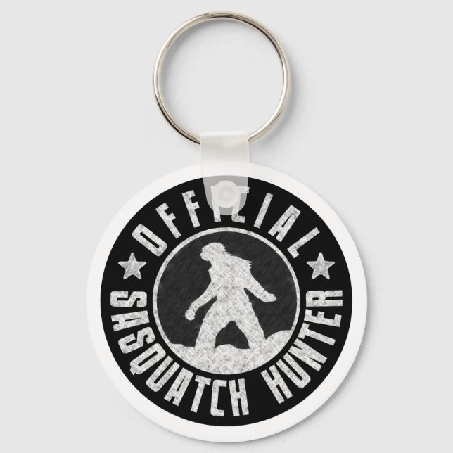 Best Version - OFFICIAL Sasquatch Hunter Design Keychain (Front)