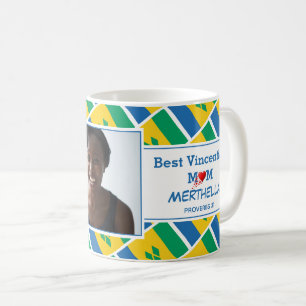 BEST VINCENTIAN MOM Personalized ST VINCENTS Photo Coffee Mug