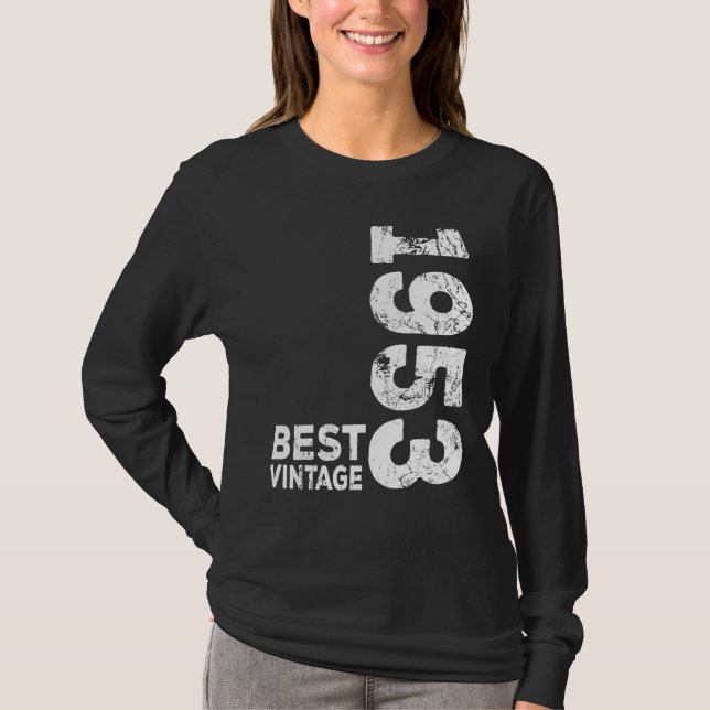 Best Vintage 1953 Birthday T-Shirt (Front)