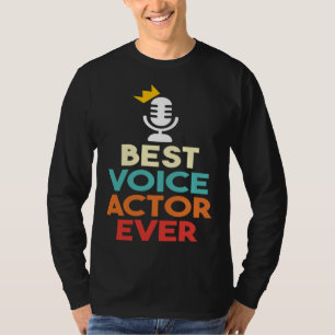 Best Voice Actor Voice Over Recording Artist Graph T-Shirt