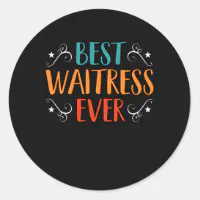 Waiter Waitress Funny' Sticker