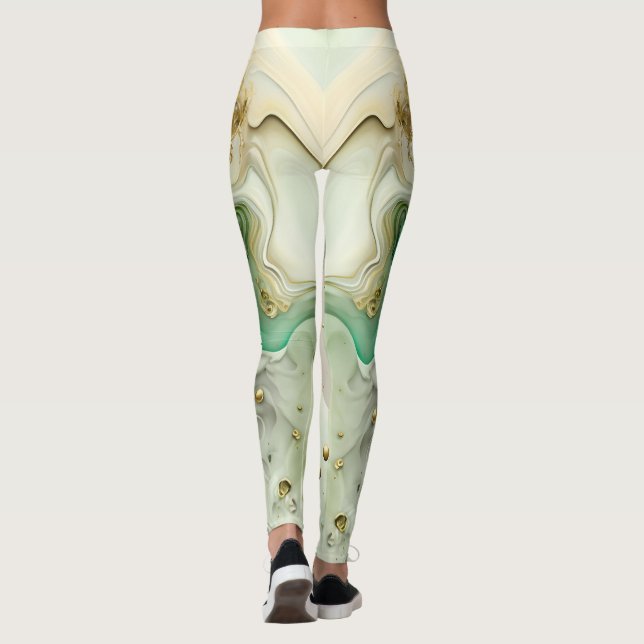 Best Watercolor Leggings for Chic Looks (Back)