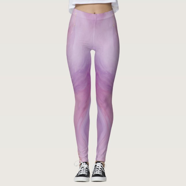 Best Watercolor Leggings for Wanderlust Souls (Front)