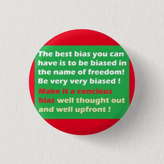 BEST WAY TO FREEDOM BUTTON (Front)