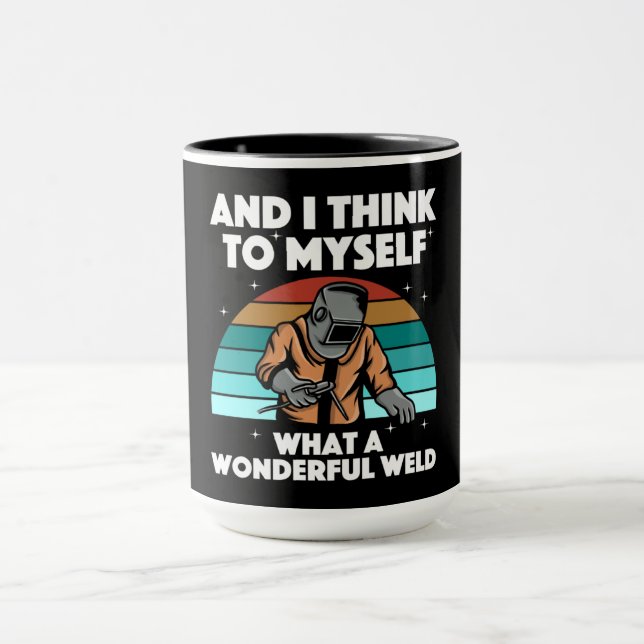Best Welding Art Men Women Arc Welder Pipeliner Ir Mug (Center)