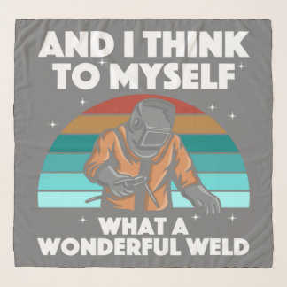 Best Welding Art Men Women Arc Welder Pipeliner Ir Scarf