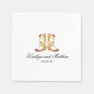 Best Western Dark Brown Wedding Napkins