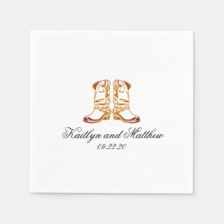 Best Western Dark Brown Wedding Napkins