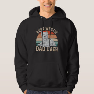 Best Westie Dad Ever Dog Dad West Highland White T Hoodie