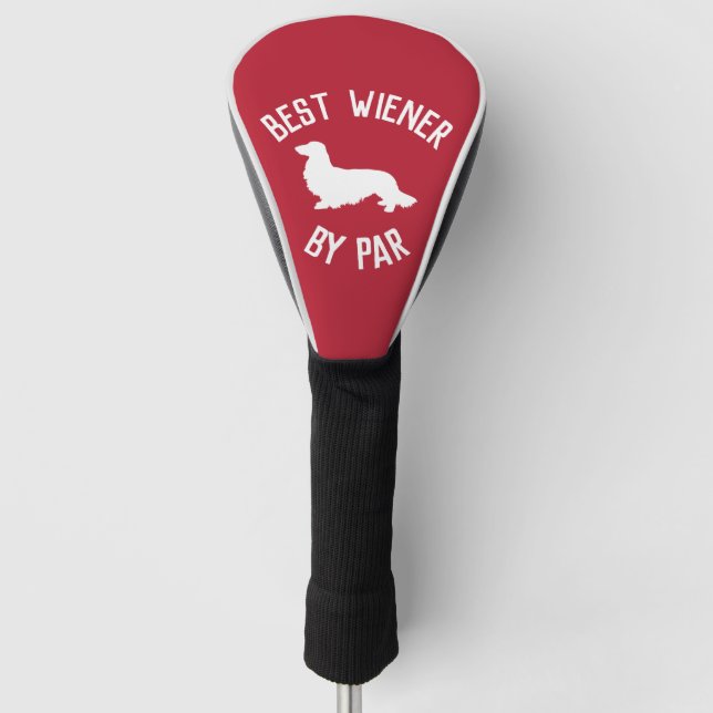 Best Wiener by Par Dachshund Golf Head Covers (Front)