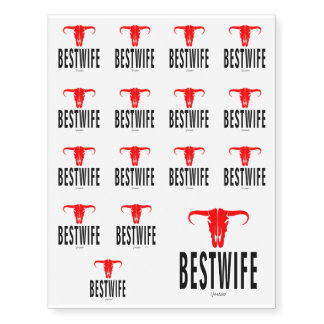 Best Wife & Bull by VIMAGO Temporary Tattoos