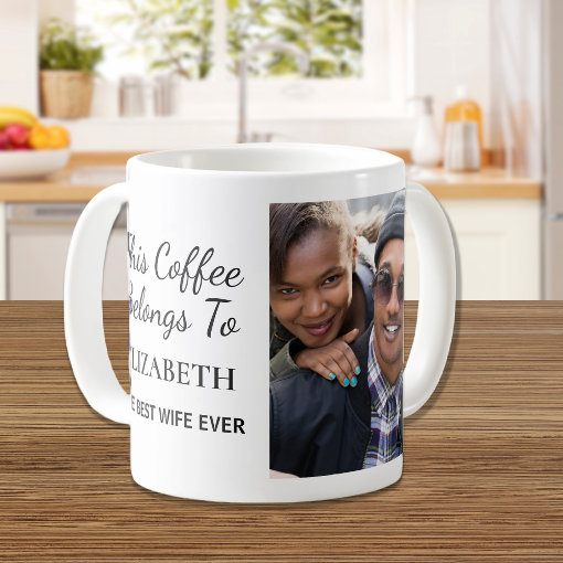 Best Wife Ever Personalized Photo Coffee Mug | Zazzle