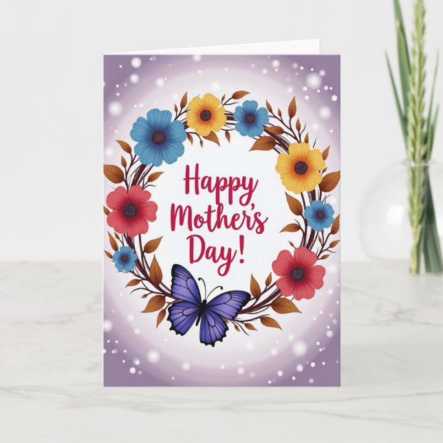 Best Wife Happy Mothers Day Card (Front)