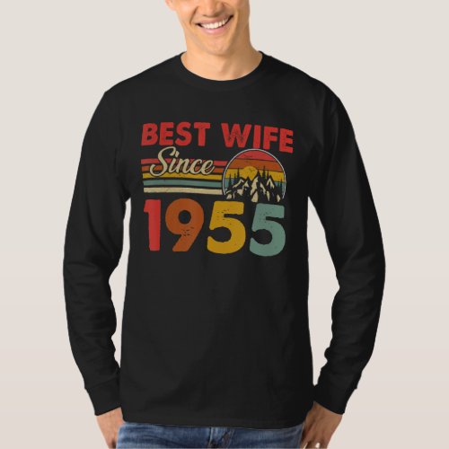 Best Wife Since 1955 Epic Matching 68th Wedding An T_Shirt